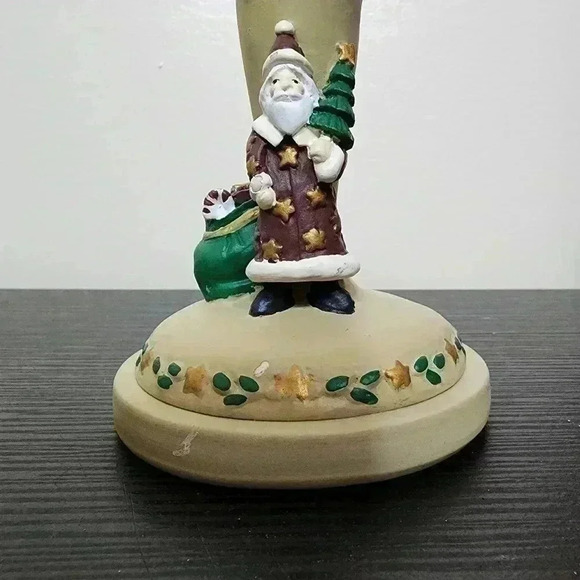 Vintage 1995 Brown Bag Cookie Art Stamp No. 11 Folk Santa Stars Toy Sack Bag - Picture 2 of 5